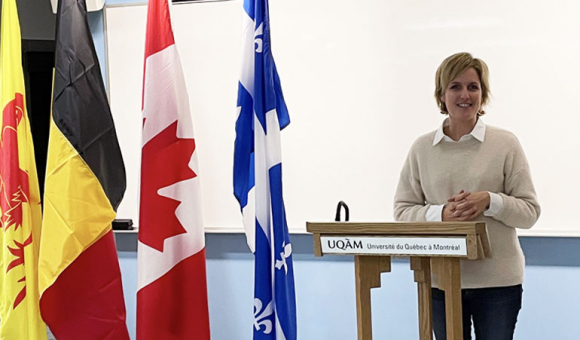 Mme Céline Tellier à l'UQAM / © DR