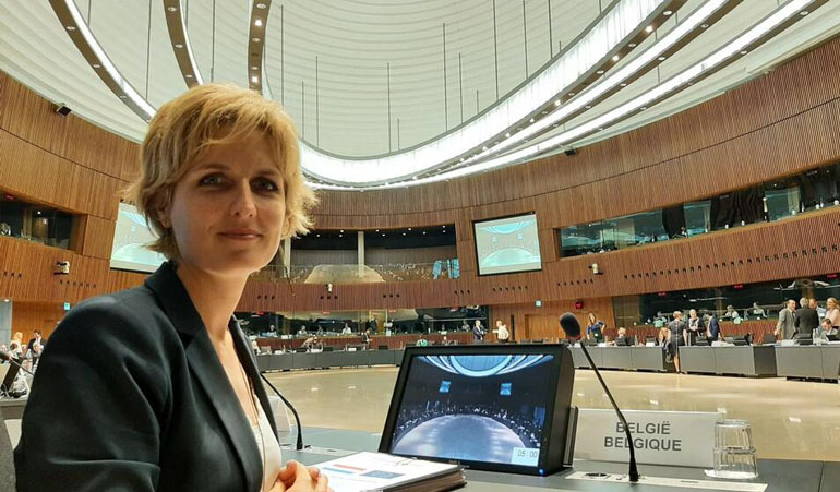 Mme Céline Tellier, ministre wallonne de l’Environnement, de la Nature, de la Forêt, de la Ruralité et du Bien-Être animal / © wallonie.be