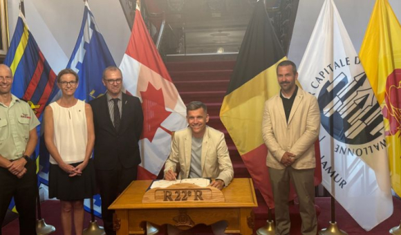 Signature de l'entente 